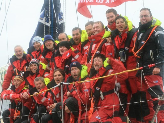 Spirit of Australia Crew in Kinsale Ireland &copy; Clipper Ventures PLC . http://www.clipperroundtheworld.com